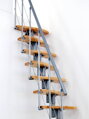 Minka Mlynárske schody Nizza 12 modulov - odtieň BUK, konštrukcia ŠEDÁ