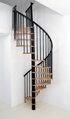Minka Točité schody Spiral Effect priemer 120cm, konštrukcia ČIERNA