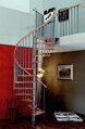 Minka Točité schody Spiral Wood priemer 120cm, odtieň BUK, konštrukcia STRIEBORNÁ