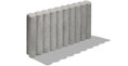 Premac obrubník Palibord 50x6x25 cm sivá