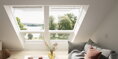 VELUX GPU 006621, elektrické, poplastované, trojsklo, Uw=1,0 W/m2.K